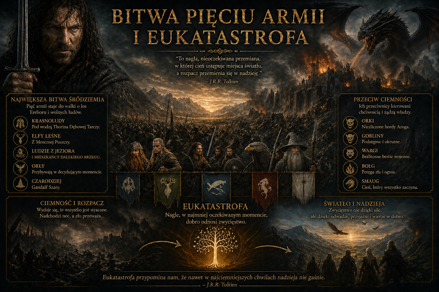 Bitwa Pięciu Armii i eukatastrofa