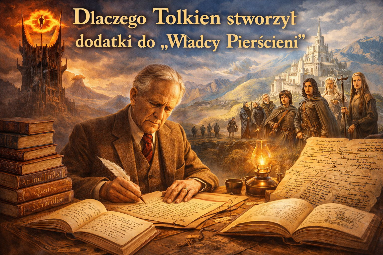 Dlaczego Tolkien stworzył dodatki do „Władcy Pierścieni”
