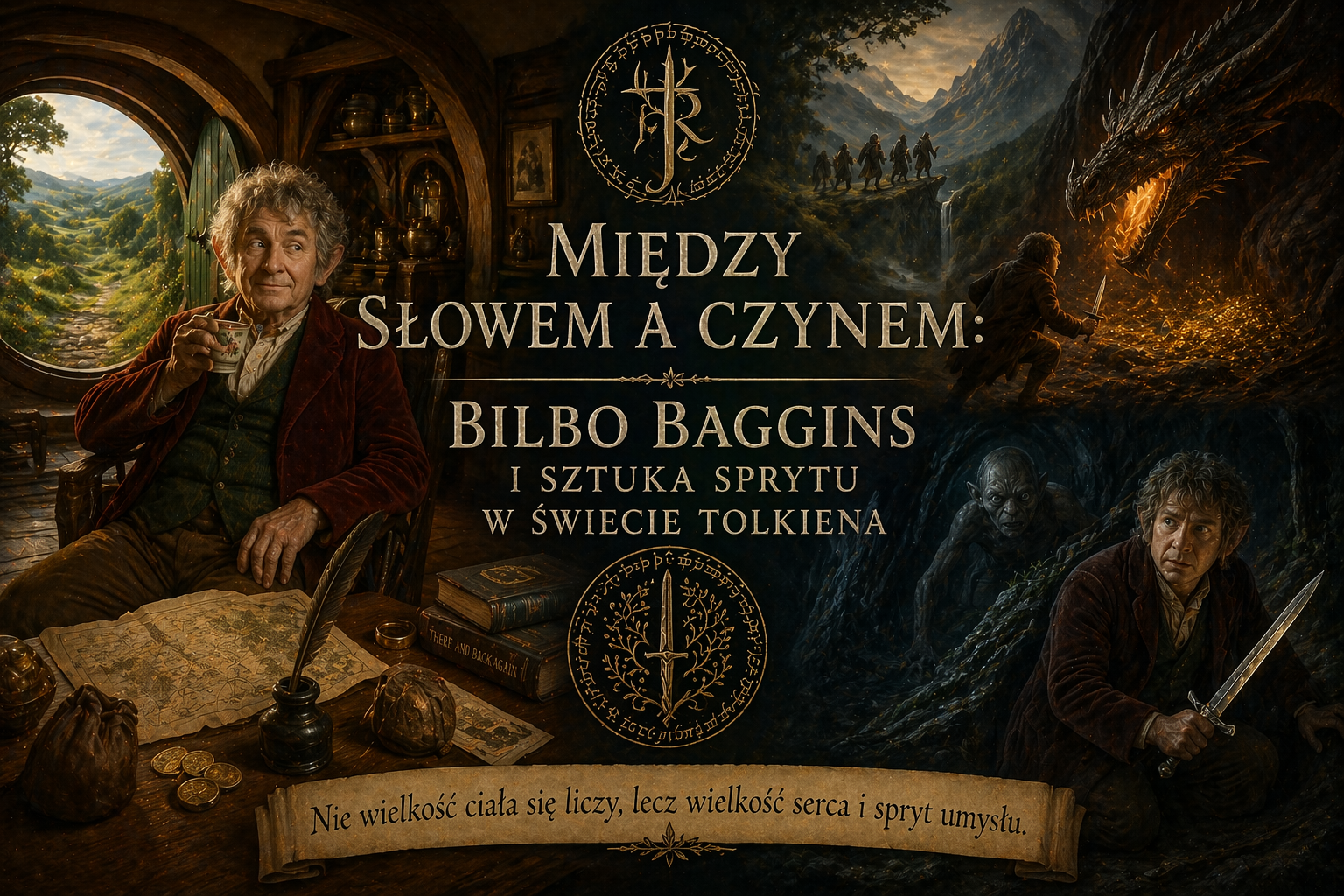 Między słowem a czynem: Bilbo Baggins i sztuka sprytu w świecie Tolkiena