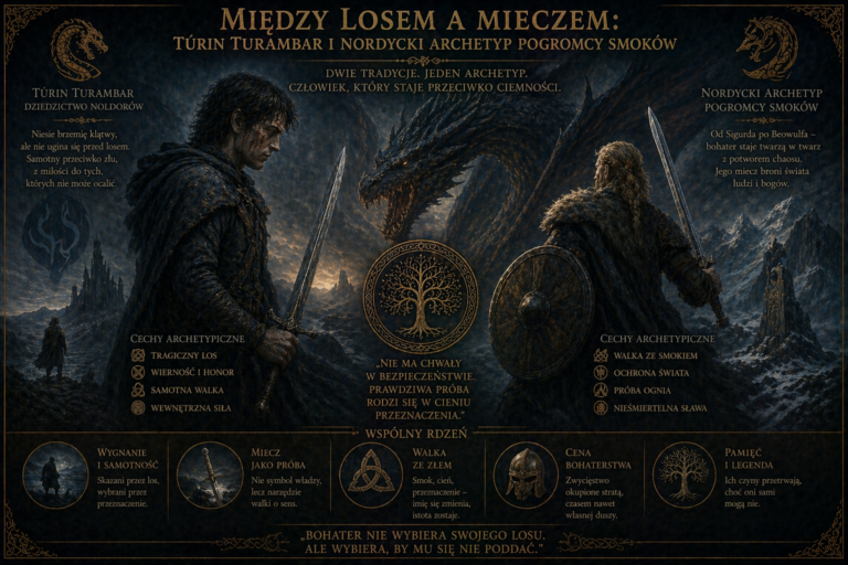 Między losem a mieczem: Túrin Turambar i nordycki archetyp pogromcy smoków