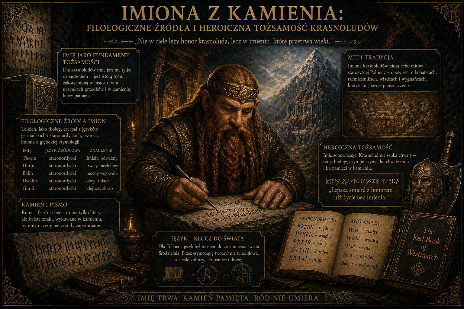 Imiona z kamienia: filologiczne źródła i heroiczna tożsamość krasnoludów